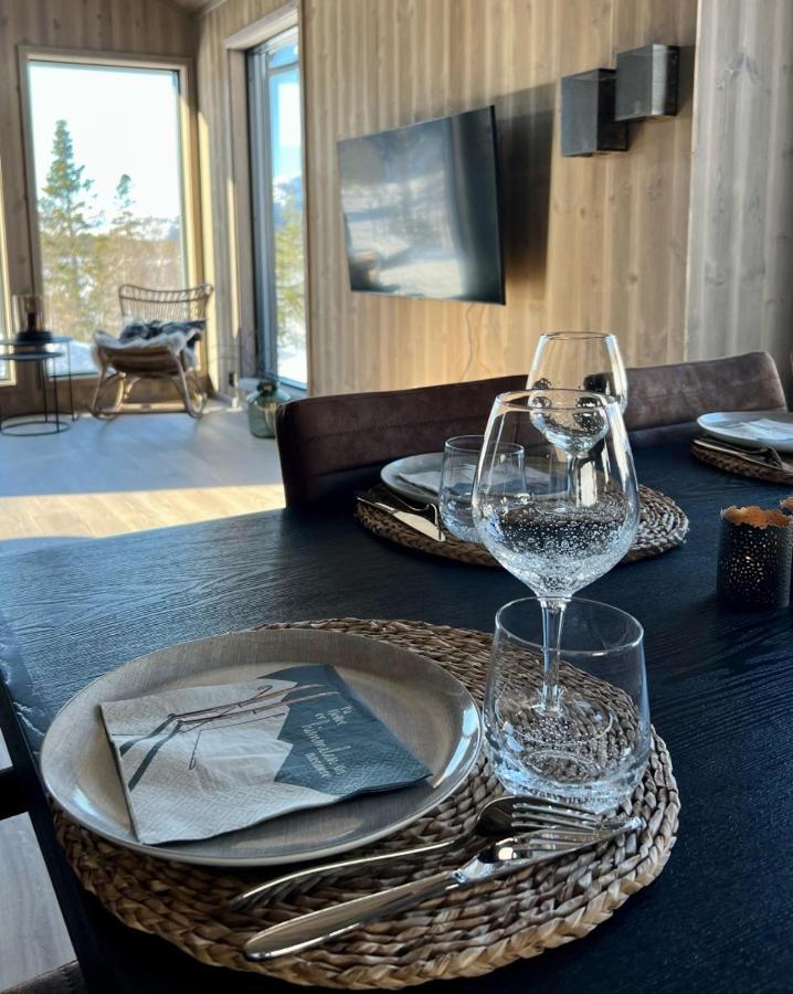 Brand New Cabin On The Sunny Side Of Gaustatoppen With A Great View Tuddal Exterior photo
