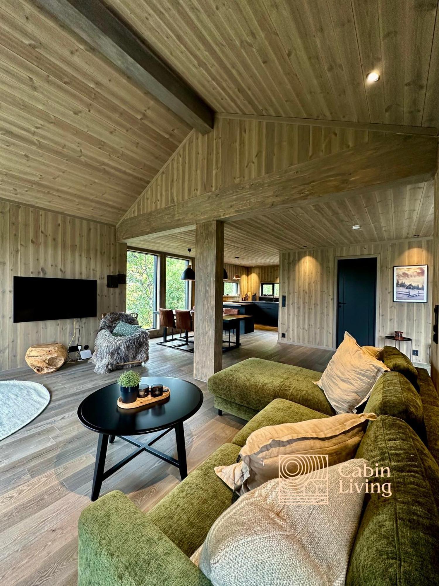 Brand New Cabin On The Sunny Side Of Gaustatoppen With A Great View Tuddal Exterior photo