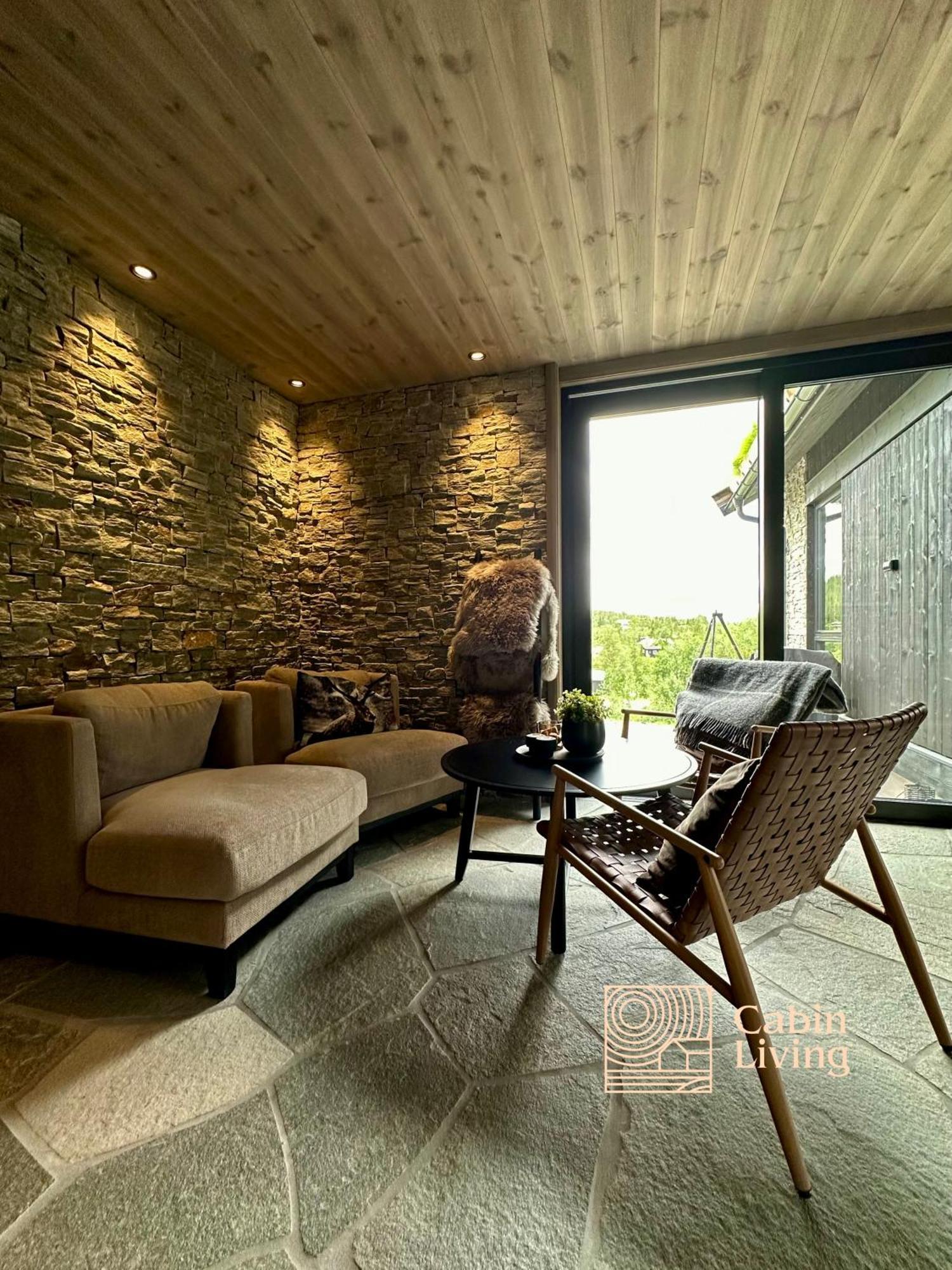 Brand New Cabin On The Sunny Side Of Gaustatoppen With A Great View Tuddal Exterior photo